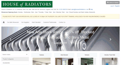 Desktop Screenshot of houseofradiators.co.uk